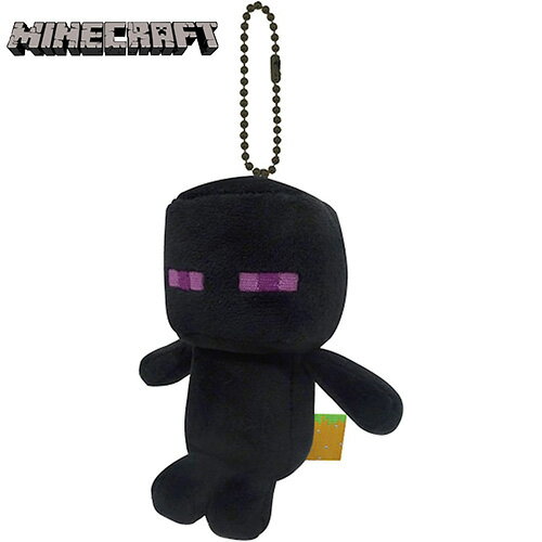 マインクラフト ボールチェーン マスコット ( エンダーマン ) 20317 マイクラ グッズ Minecraft ゲーム キャラクター マイクラグッズ Enderman Mob ぬいぐるみ ゲームキャラ アイテム ケイカンパニー MCT-BM9-EM