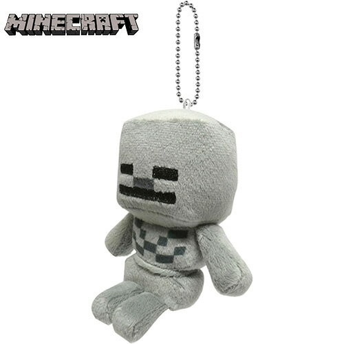 マインクラフト ボールチェーン マスコット ( スケルトン ) 20318 マイクラ グッズ Minecraft ゲーム キャラクター マイクラグッズ Skeleton Mob ぬいぐるみ ゲームキャラ アイテム ケイカンパニー MCT-BM9-SK