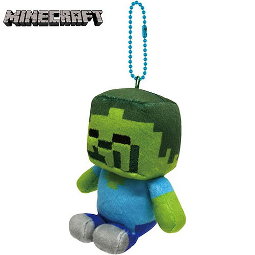 マインクラフト ボールチェーン マスコット ( ゾンビ ) 20319 マイクラ グッズ Minecraft ゲーム キャラクター マイクラグッズ zombie Mob ぬいぐるみ ゲームキャラ アイテム ケイカンパニー MCT-BM9-ZB
