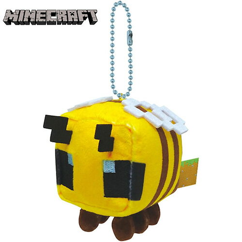 マインクラフト ボールチェーン マスコット ( ハチ ) 20325 マイクラ グッズ Minecraft ゲーム キャラクター マイクラグッズ はち ぬいぐるみ ゲームキャラ アイテム ケイカンパニー MCT-BM9-HA