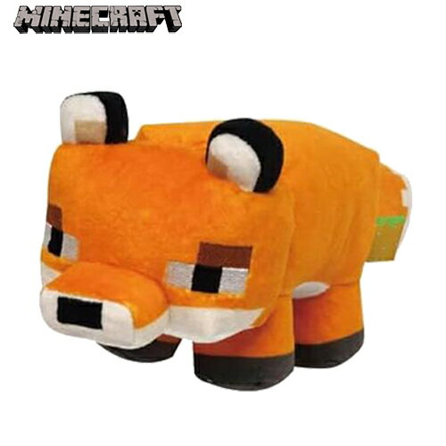 マインクラフト コレクション ぬいぐるみ ( キツネ ) 20346 マイクラ グッズ Minecraft ゲーム キャラクター マイクラグッズ Mob マスコット きつね fox かわいい ゲームキャラ アイテム ケイカンパニー MCT-CNG9-KT