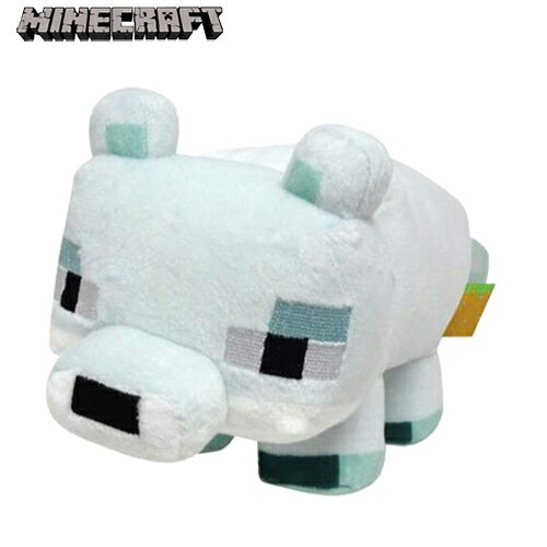 マインクラフト コレクション ぬいぐるみ ( ホッキョクギツネ ) 20347 マイクラ グッズ Minecraft ゲーム キャラクター マイクラグッズ Mob マスコット キツネ 白 fox ぬいぐるみ かわいい ゲームキャラ アイテム ケイカンパニー MCT-CNG9-HK