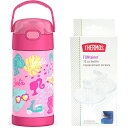 サーモス ストローボトル 替えストロー セット ( バービー ピンク ) 水筒 yts1540 THERMOS 保冷 355ml Barbie グッズ ステンレ...
