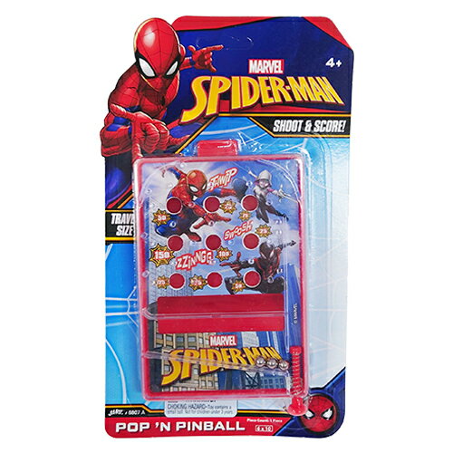 Rakuten - マーベル ピンボールゲーム ( スパイダーマン ) 19838a おもちゃ SPIDER-MANトラベルサイズ 男の子 ヒーロー キャラクター 雑貨 グッズ Marvel Pinball Game 輸入品 6807 A