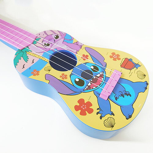 キャラクター雑貨 プレッツェルのスティッチ ギター 20454 おもちゃ 楽器 キッズ 子供 こども 子ども 男の子 女の子 ディズニー かわいい キャラクター グッズ Disney Stitch Guitar インポート 輸入品 Stitch Guitar｜アングル3