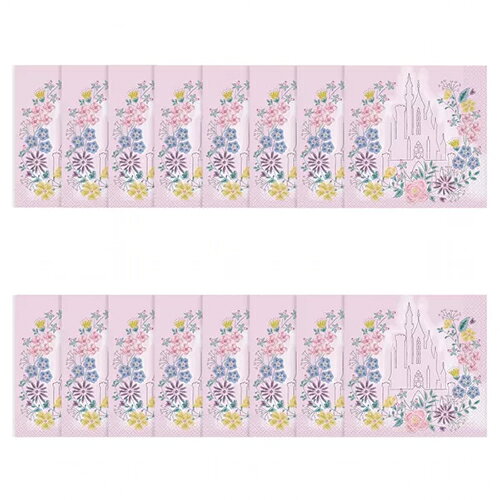 キャラクター雑貨 プレッツェルのディズニープリンセス ペーパーナプキン ( Lサイズ / ランチョン ) 16枚入り 20483 紙ナプキン パーティーグッズ 誕生会 誕生日 パーティー テーブル コーディネート 装飾 デコレーション かわいい 女の子 キャラクター グッズ Disney Princess NAPKIN 輸入 21050｜アングル2