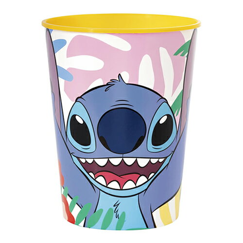 スティッチ プラスチックカップ 16oz. 20489 カップ コップ プラカップ プラスチック 軽量 パーティーグッズ かわいい 女の子 男の子 キャラクター グッズ 雑貨 Disney Stitch Plastic cup BPA FREE 輸入 32557