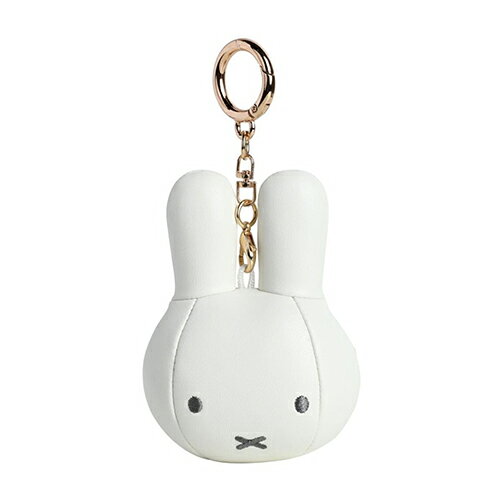 Rakuten - ミッフィー 合皮 キーリング ( ホワイト ) 20509 キーホルダー キーリング キーチェーン ディックブルーナ ブルーナ MIFFY かわいい 絵本 ふわふわ キャラクター 雑貨 Dick Bruna うさぎ MIF37446