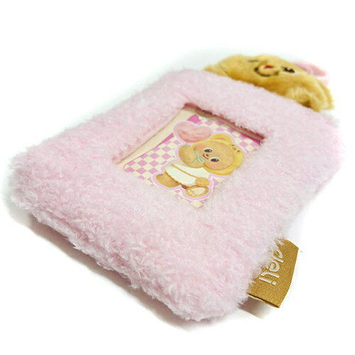 バターベア ネームタグ キークリップ ( PK ) 20617 Butter bear パスケース IDケース ICカードケース かわいい タイ くま クマ ノーン・ヌーイ キャラクター グッズ 雑貨 輸入 HY131 2