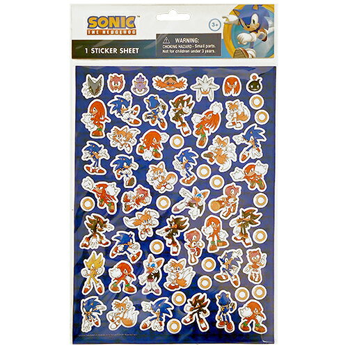 Rakuten - ソニック 立体 ステッカー 1シート 20696 シール エンボス ぷくぷく SONIC THE HEDGEHOG Sticker ソニック・ザ・ヘッジホッグ セガ SEGA ゲーム キャラクター グッズ 輸入品 インポート