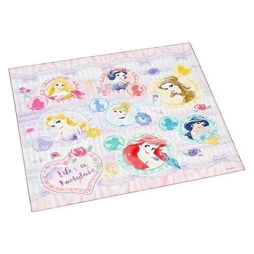 Rakuten - ディズニープリンセス ( 26 ) ランチクロス 43×43cm 20718 クロス ランチョンマット お弁当 弁当 ランチグッズ お弁当グッズ 入園 入学 ディズニー グッズ 女の子 幼児 キッズ かわいい ピンク アリエル ラプンツェル キャラクター 洗い替え
