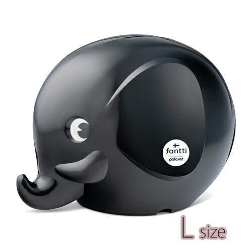 Fantti エレファント バンク ( L ) ブラック pud1052 貯金箱 ちょきんばこ BANK ゾウ ぞう 象 Black 黒..
