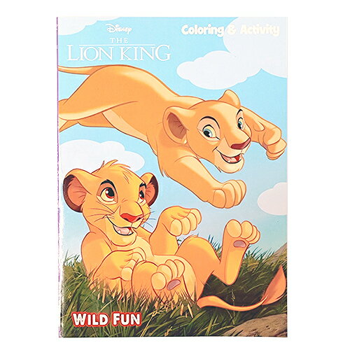 Rakuten - ライオンキング ぬりえ ( WILD FUN ) 18363-ab The Lion King ぬり絵 カラーリングブック おもちゃ キッズ 子供 ディズニー Disney Colortivity 英語 English キャラクター グッズ 輸入品 インポート