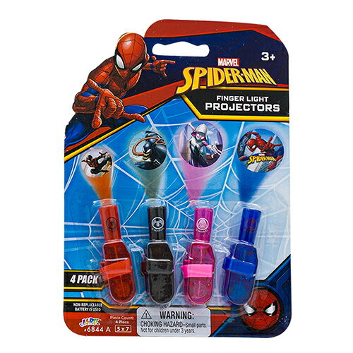 Rakuten - スパイダーマン フィンガーライト プロジェクター 20649a おもちゃ 光る ライト こども 男の子 キッズ マーベル MARVEL SPIDER-MAN インポート 輸入品