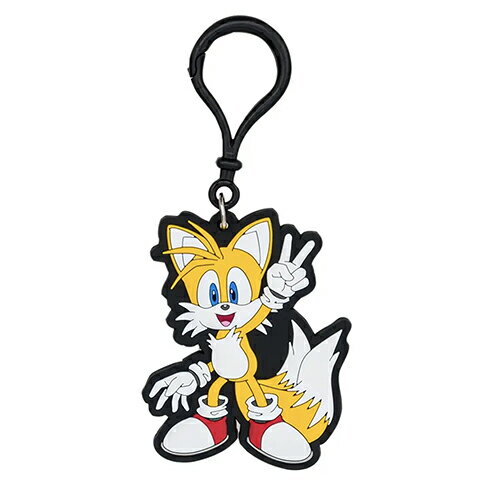 ソニック キーチェーン ( テイルス ) 20652b SONIC THE HEDGEHOG TAILS ラバー キーホルダー キーチャーム バッグチャーム ゲーム キャラクター グッズ 雑貨 輸入