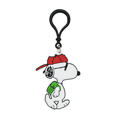 乐天商城 - ピーナッツ スヌーピー キーチェーン ( キャップ ) 20653b Peanuts Snoopy Keychain ラバー キーホルダー キーチャーム バッグチャーム かわいい キャラクター グッズ 雑貨 輸入