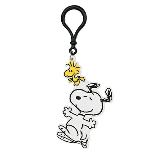 樂天商城 - ピーナッツ スヌーピー キーチェーン ( スヌーピー&ウッドストック / ジャンプ ) 20653c Peanuts Snoopy Keychain ラバー キーホルダー キーチャーム バッグチャーム かわいい キャラクター グッズ 雑貨 輸入