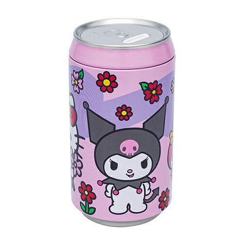乐天商城 - ハローキティ & フレンズ Tin 缶型 貯金箱 20661 キティーちゃん クロミ マイメロ ちょきんばこ バンク ブリキ 缶 ピンク インテリア 雑貨 グッズ HELLO KITTY AND FRIENDS Coin Bank 輸入品 インポート the tin box company