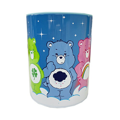 ケアベア ティン 収納 ホルダー ( ブルー ) 20664b 入れ物 収納 ブリキ CareBears ...