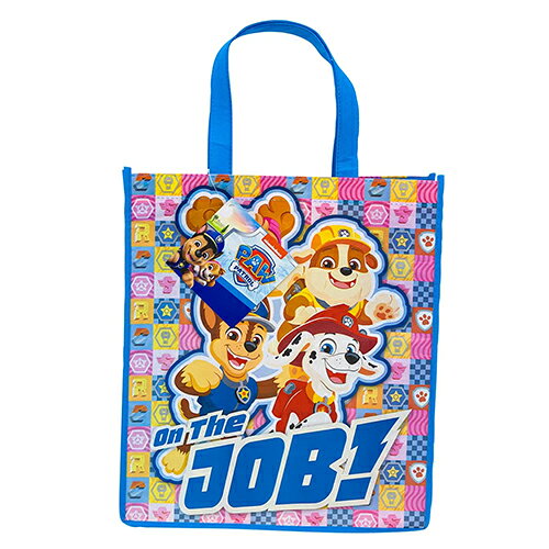 パウパトロール ショッパー トートバッグ ( L ／ On The JOB! ) 20674a トート バッグ エコバッグ エコ 不織布 手提げ マチあり パウパト キャラクター グッズ 雑貨 Paw Patrol Resusable Tote Bag インポート 輸入品