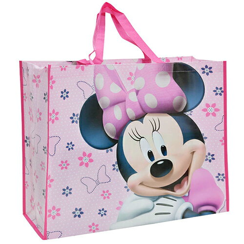 Rakuten - ミニー XL プレミアムトートバッグ 20704 ショッパー トート バッグ エコバッグ エコ 不織布 手提げ マチあり 大きい ディズニー キャラクター グッズ 雑貨 Disney Minnie Reusable Tote Bag インポート 輸入品