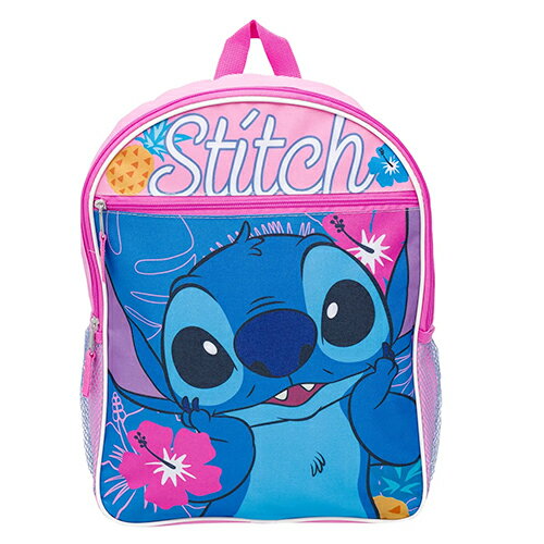 スティッチ リュック 16インチ ( トロピカルアドベンチャー ピンク×ブルー ) 209057 バッグ リュックサック バックパック ディズニー キャラクター グッズ 雑貨 キッズ 女の子 Disney STITCH 16