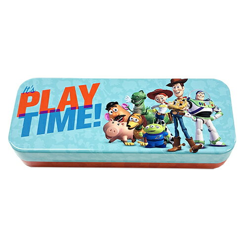 Rakuten - トイストーリー 缶ペンケース ( 水色 Its PLAY TIME ! ) 20922a ペンケース 筆箱 ふでばこ 缶ペン TOYSTORY グッズ 文具 文房具 ディズニー Disney Pixar toystory Pencil Case キャラクター 雑貨 インポート 輸入