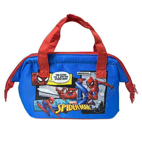 樂天商城 - スパイダーマン 子供用 がま口 ランチバッグ ( 25 ) 20972 保冷 保温 バッグ ランチ ランチトート バッグ グッズ お弁当 弁当 ランチグッズ 子供 こども キッズ キャラクター 雑貨 かっこいい 幼稚園 保育園 小学生 MARVEL 734427