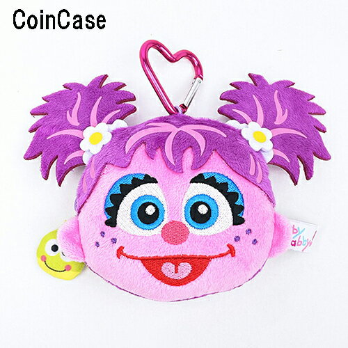 セサミストリート カラビナ付き 小銭入れ ( アビー ) 21005 コインケース ケース 財布 小物入れ キャラクター グッズ かわいい SESAME STREET SS-CKZ-AB