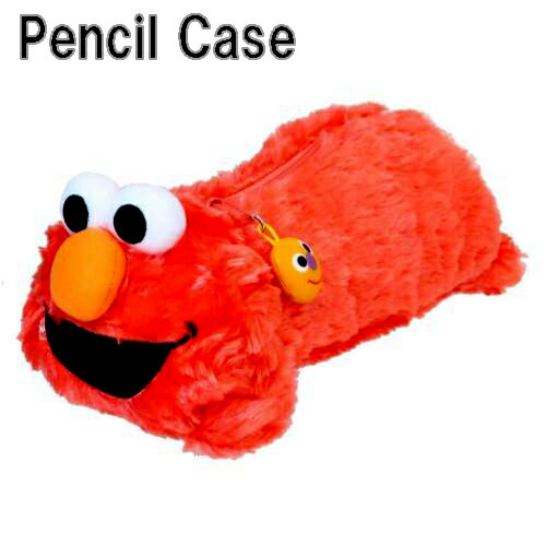 セサミストリート ぬいぐるみ ペンポーチ ( エルモ ) 21017 筆入れ ペンシルケース ペンケース ケース ポーチ 小物入れ キャラクター グッズ かわい...