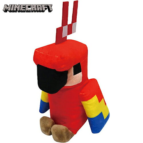 マインクラフト コレクションぬいぐるみ ( オウム ) 21018 マイクラ グッズ Minecraft ゲーム キャラクター マイクラグッズ Mob 動物 アニマル Parrot マスコット ぬいぐるみ かわいい ゲームキャラ アイテム ケイカンパニー MCT-CNG11-OM