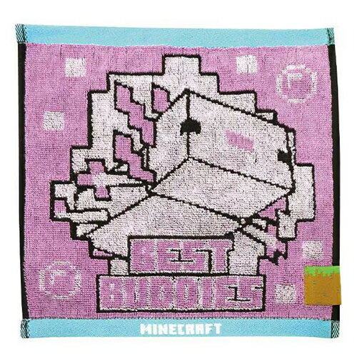 Rakuten - マインクラフト ジャガードミニタオル ( ウーパールーパー ) 21102 マイクラ タオルハンカチ ハンカチタオル ハンドタオル 手拭き 汗ふき 綿 グッズ 女の子 男の子 Minecraft ゲーム かわいい ゲームキャラ Axolotl Mob キャラクター MCT-JM2-UP