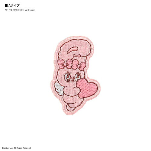 エスターバニー モバイル ステッカー ( A タイプ ) 21184 シール もこもこ 立体 EstherBunny グッズ うさぎ かわいい 小学生 中学生 高校生 大人 韓国 キャラクター グッズ ファッション雑貨 小物 手芸 デコレーション ガジェット スマホ KEB-15A pretzel-10035551 キャラクター雑貨 プレッツェル サンプル画像2