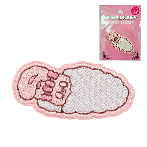 エスターバニー モバイル ステッカー ( B タイプ ) 21185 シール もこもこ 立体 EstherBunny グッズ うさぎ かわいい 小学生 中学生 高校生 大人 韓国 キャラクター グッズ ファッション雑貨 小物 手芸 デコレーション ガジェット スマホ KEB-15B pretzel-10035552 キャラクター雑貨 プレッツェル パッケージ画像