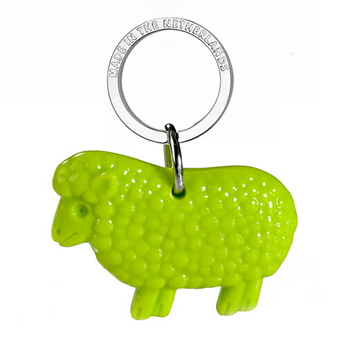 Rakuten - POUL WILLUMSEN soDanish リサイクル キーチェーン ( SHEEP / L.GREEN) pud1062 キーホルダー キーリング チャーム ひつじ 羊 デンマーク 北欧 黄緑 緑 グリーン PW-933LGR-LM