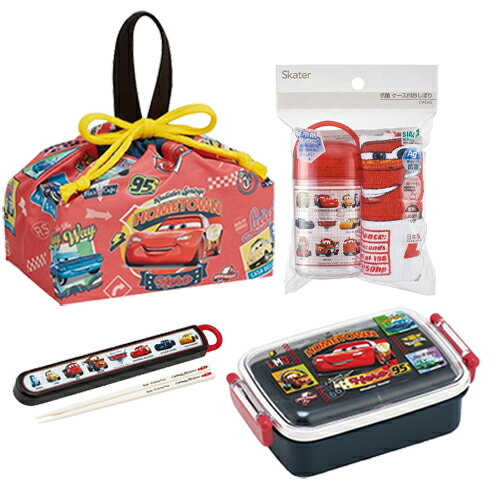 Rakuten - カーズ ランチセット ( 26 ) 450ml 角型 4点 ( 弁当箱 巾着 25箸 25おしぼり ) yts1732 お弁当箱 ランチボックス お弁当 ランチ 弁当箱 セット 箸 はし 箸ケース ランチ巾着 弁当袋 お手拭き おべんとう グッズ 子ども 幼児 ディズニー ピクサー キャラクター
