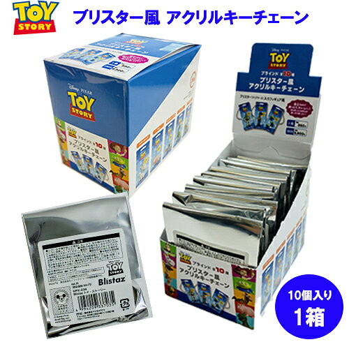 乐天商城 - トイストーリー ブリスター風 アクリルキーチェーン ( 1箱 10個入 ) yts21142-box マスコット アクキー キーチェーン 透明 ブラインド ランダム ディズニー ピクサー TOYSTORY Blistaz キャラクター グッズ MPX-034