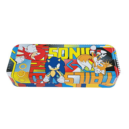ソニック 缶 ペンケース ( 3キャラクター ) 21224b ペンケース 筆箱 ふでばこ 缶ペン グッズ 文具 文房具 Sonic Tin Pencil Case ソニック テイルズ ナックルズ キャラクター 雑貨 インポート 輸入