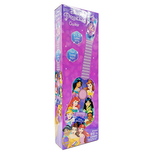 キャラクター雑貨 プレッツェルのディズニープリンセス ギター 21.5インチ 21269 おもちゃ 楽器 キッズ 子供 こども 子ども 女の子 ベル アリエル ジャスミン シンデレラ ティアナ キャラクター グッズ インポート 輸入品｜アングル2