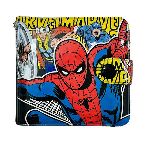 スパイダーマン ビニール 財布 ( ロゴイエロー ) 21344 マーベル グッズ 財布 おさいふ  ...