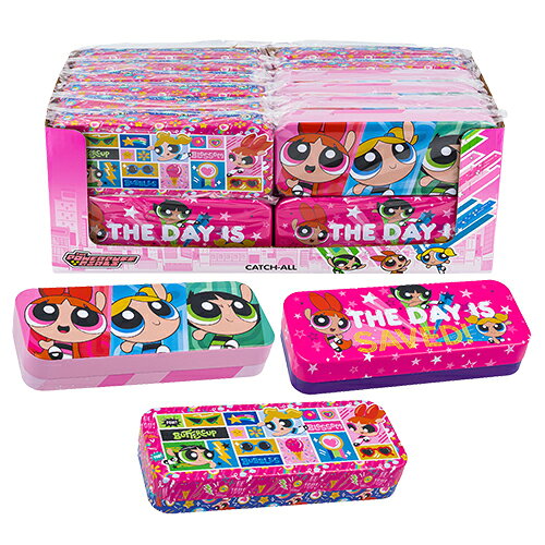 パワーパフガールズ 缶 ペンケース 21386 ペンケース 筆箱 ふでばこ 缶ペン グッズ 文具 文房具 PowerPuff Girls Tin Pencil Case 8.5" かわいい キャラクター 雑貨 インポート 輸入