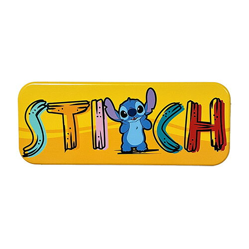 スティッチ 缶 ペンケース ( STITCH ) 21410a ペンケース 筆箱 ふでばこ 缶ペン グッズ 文具 文房具 ディズニー Disney Stitch Tin Pencil Case キャラクター 雑貨 インポート 輸入