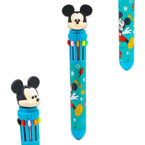 Mickey Mouse 10 colores bolígrafo 21425 Mickey Color Pen Instrumentos de escritura Taller de escritura para niños y niñas Disney Personajes Productos Disney Mickey 10 Color Pen Importación 721471MCH — vista 2