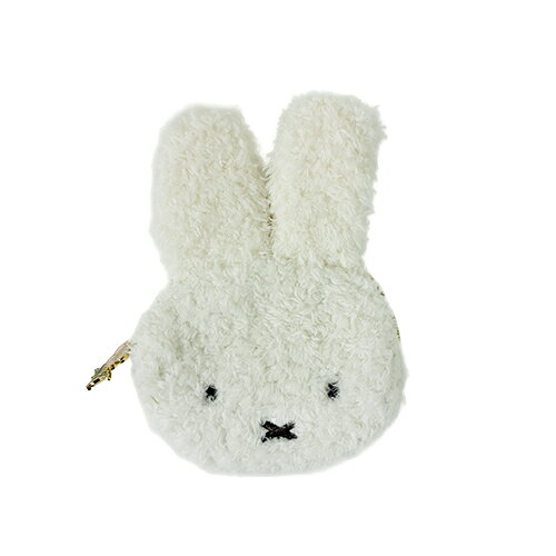 ふわふわのボア素材がかわいいミッフィーのミニポーチです。 イヤホンなどの小物が入り、カラビナ部分でバッグに取り付け可能です。 お花のチャームもかわいいですよ♪ サイズ：約102x87mm以内（耳含まず） 素材：ポリエステル