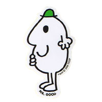 Rakuten - Mr.Men & Little Miss/ミスターメン&リトルミス　ミニビニールステッカー12 MR, GOOD 3361_12 送料込み メール便配送【ds】