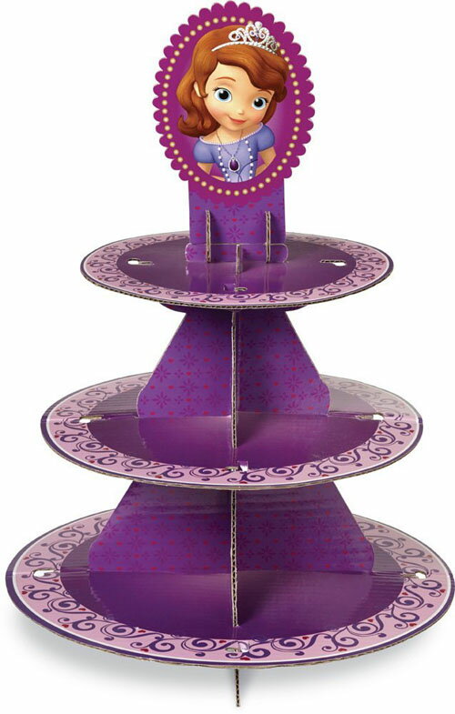楽天市場 ちいさなプリンセス ソフィア カップケーキスタンド Wilton Sofia The First ディズニー ケーキ台 3段 パーティーグッズ 誕生日 誕生日会 テーブルコーディネート 装飾 デコレーション インポート ウィルトン 製菓 グッズ メール便不可 キャラクター雑貨