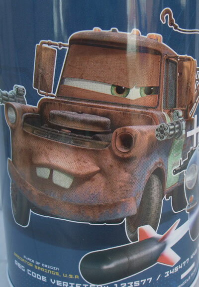 《クーポン配布中!!》カーズ 貯金箱 (SPY) 10318e CARS ピクサー PIXAR バンク 缶 男の子 映画 キャラクター 雑貨 グッズ インポート メール便不可