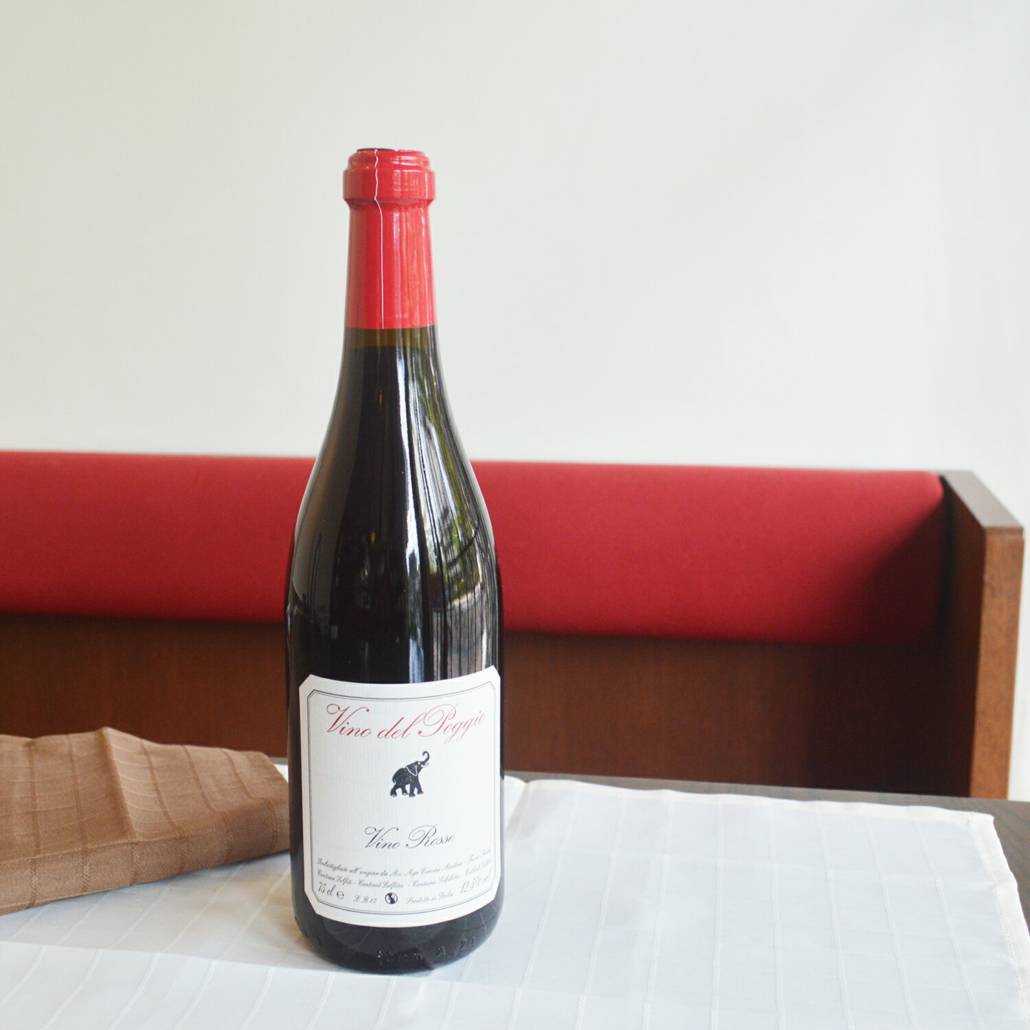 アンドレア・チェルヴィーニ [ ヴィーノ・デル・ポッジョ　ロッソ ] イタリア エミリア＝ロマーニャ 赤ワイン （750ml）（ 自然派 赤 ） 酸化防止剤無添加 ＆ 自然派ワインを楽しむためのオリジナル小冊子（プレブナン 作成）