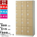 12人用ロッカー 更衣用木目ロッカー IC錠タイプ SLB-LD-12-C カードキー式 業務用ロッカー 木目ロッカー 送料無料 ナチュラル ウォールナット 左...