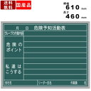 【楽天SUPERSALE!!各種クーポン配布中】黒板 XHA54N 片面 スチール製 工事写真用 チョーク仕様 工事黒板 チョークボード 危険察知活動表 行動予定表 取手付 取手付き マグネット対応 脚なし ラーフル付 業務用 ヨコ型 横